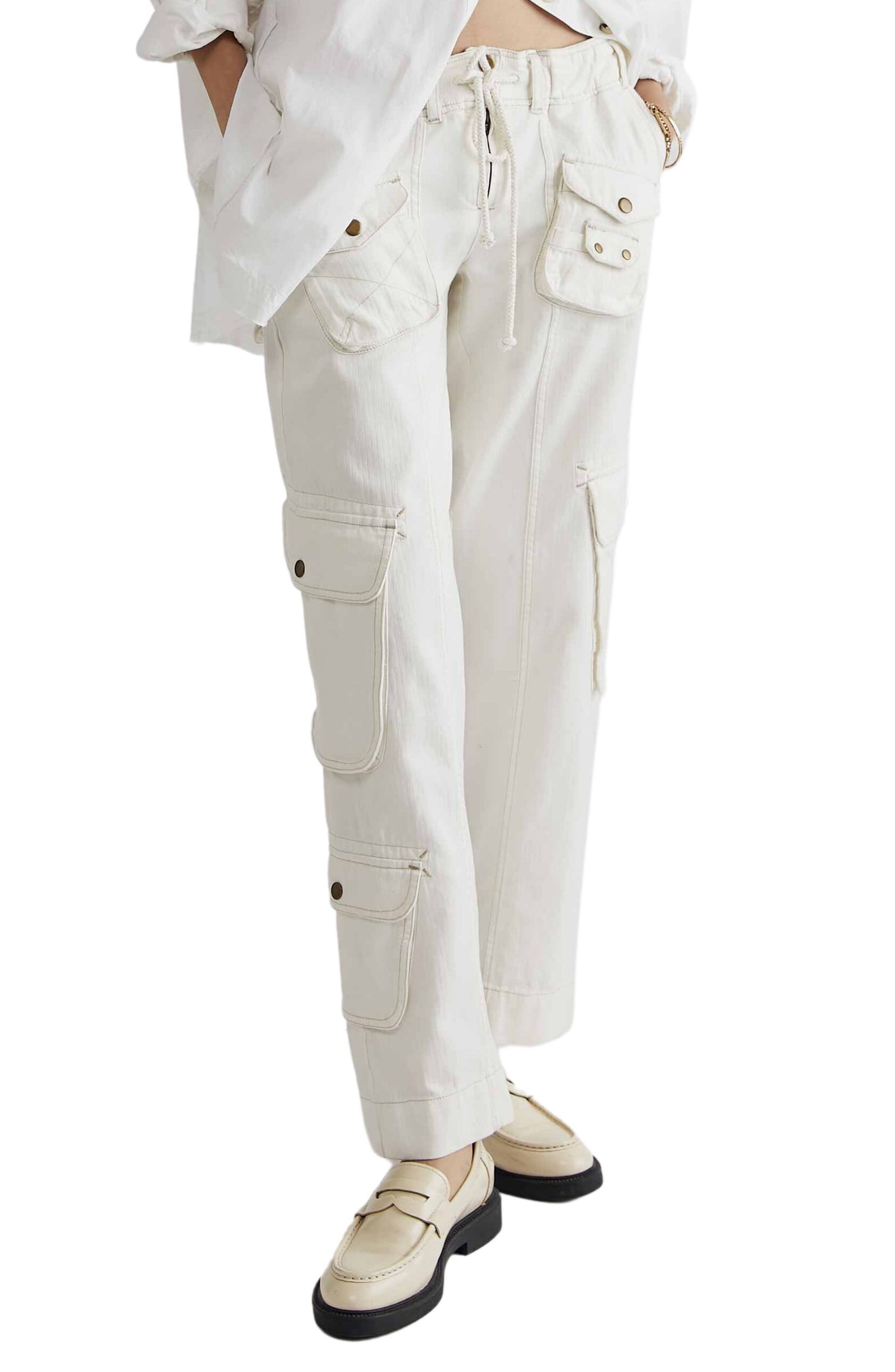 Tahiti Herringbone Cargo Pants