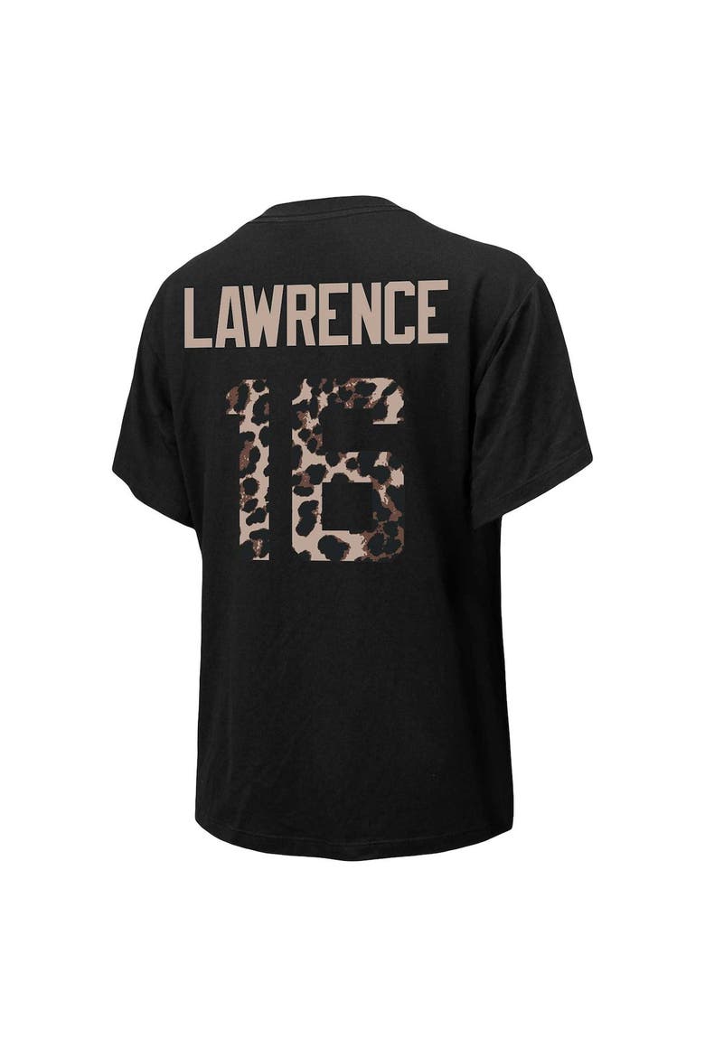 Women's Majestic Threads Trevor Lawrence Black Jacksonville Jaguars Leopard Player Name & Number T-Shirt, Alternate, color, Black