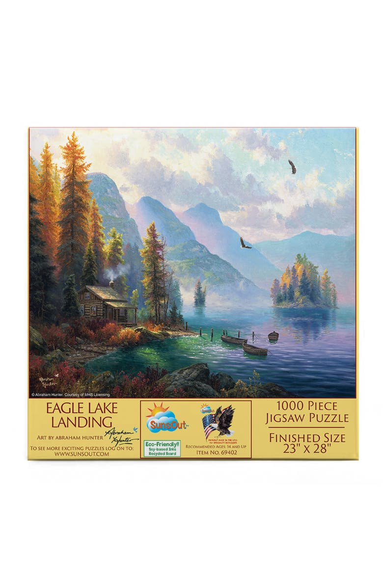 Sunsout Eagle Lake Landing 1000 piece Jigsaw Puzzle for Adults, Alternate, color, Multicolor