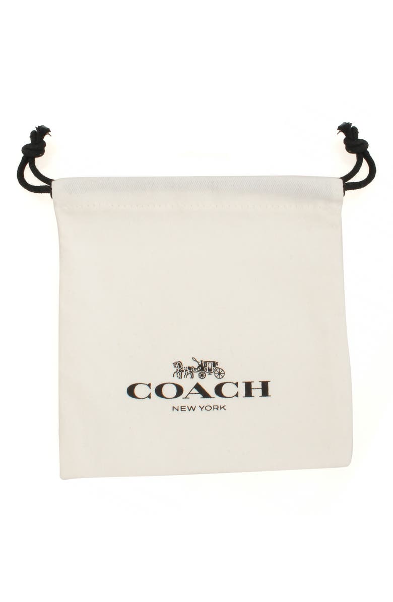 COACH Star, Heart & Mixed Crystal Station Necklace, Alternate, color,