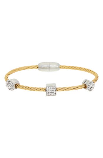 Juvell Pavé Station Bracelet In Brown