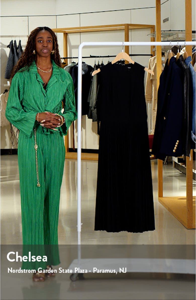 Pleat Skirt Midi Dress, sales video thumbnail