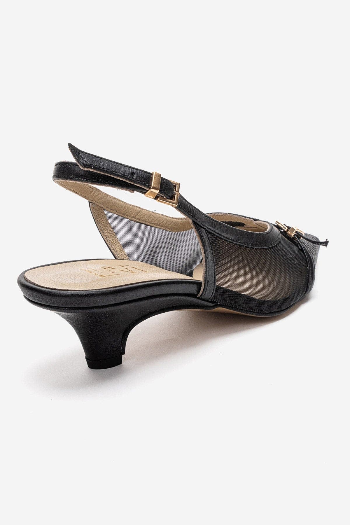 Prologue Shoes Laviera Mesh Slingback Pump, Alternate, color, Black