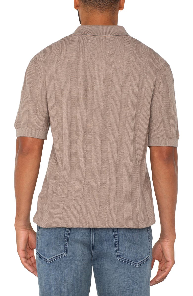Liverpool Los Angeles Tonal Stripe Knit Polo, Alternate, color, 