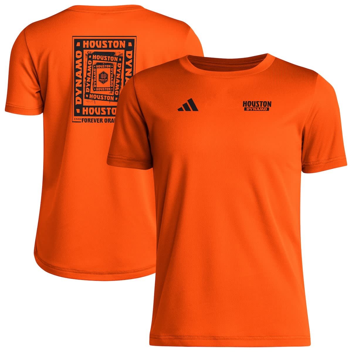 adidas shirt orange