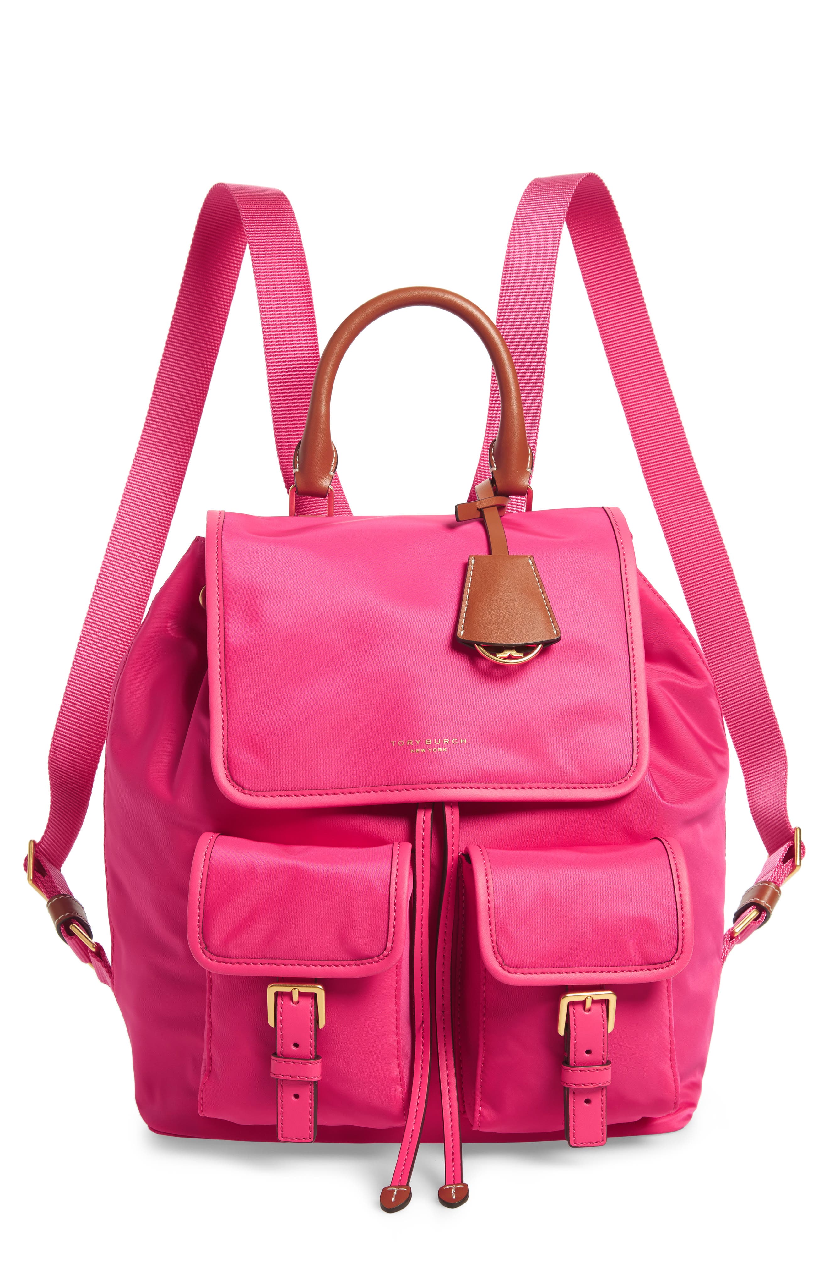 Tory Burch Perry Nylon Backpack, Main, color, 