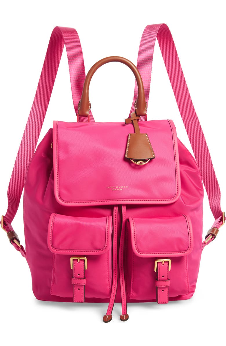 Tory Burch Perry Nylon Backpack, Main, color,