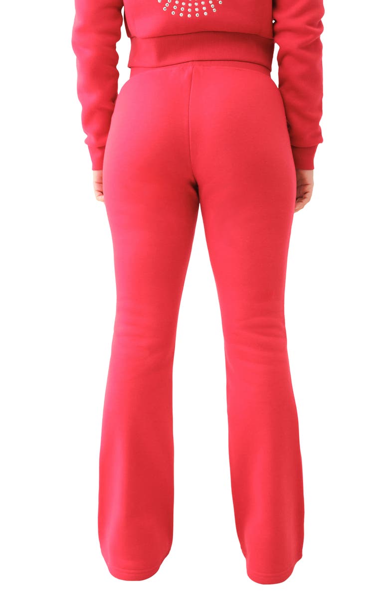 True Religion Embellished Bootcut Sweatpants, Alternate, color, Apple Red