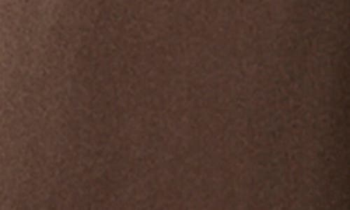 Estelle Dune Dancer Chiffon Trim Linen Blend Dress In Chocolate