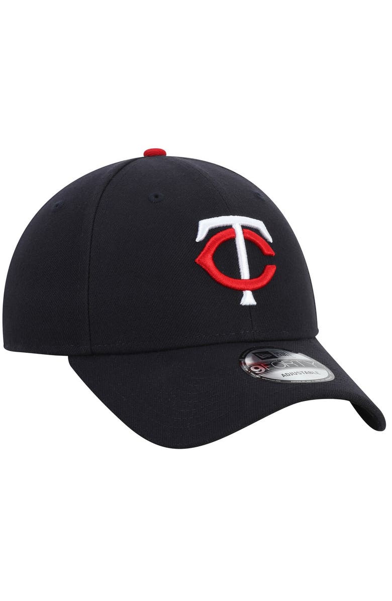 New Era Men's New Era Navy Minnesota Twins League 9FORTY Adjustable Hat, Alternate, color,
