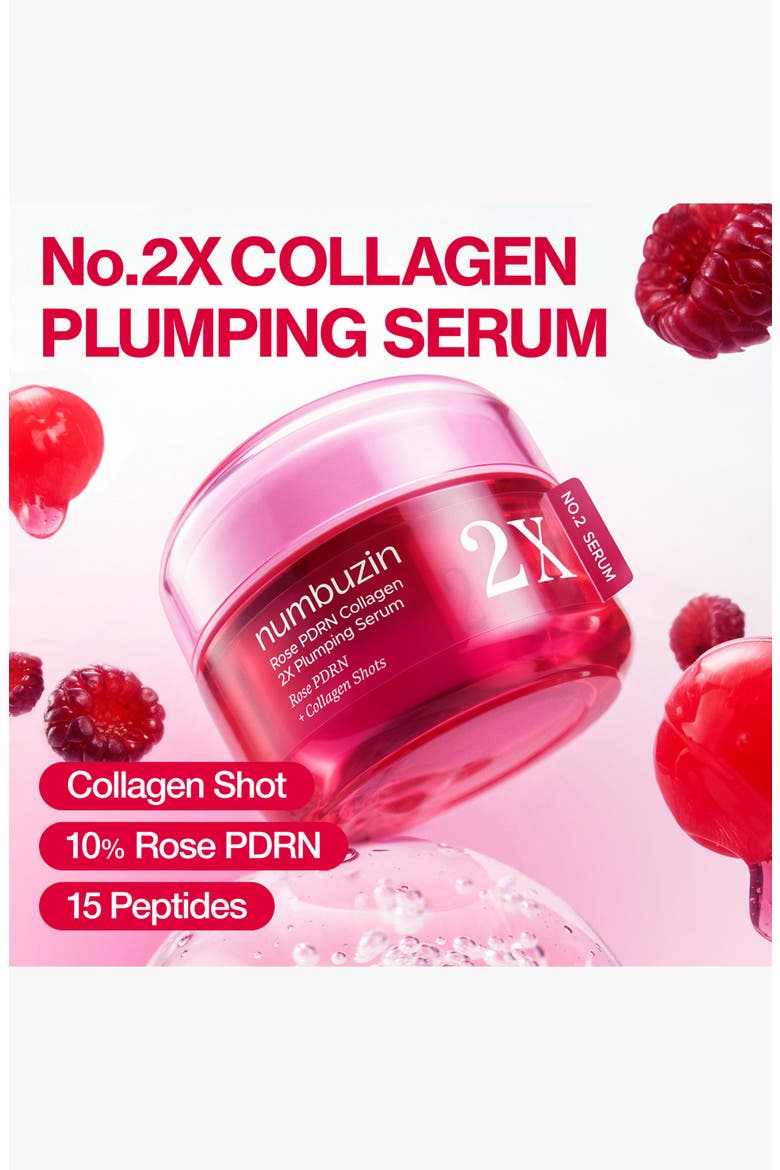 No.2 Rose PDRN Collagen 2X Plumping Serum, Alternate, color, NO COLOR