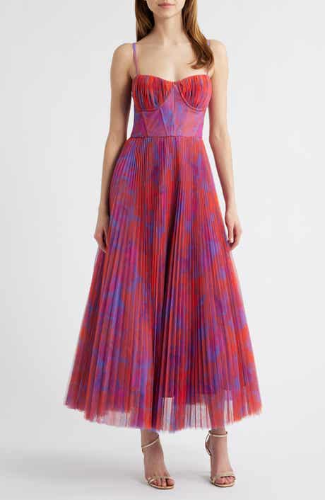 Hutch Pleated Cocktail Dress