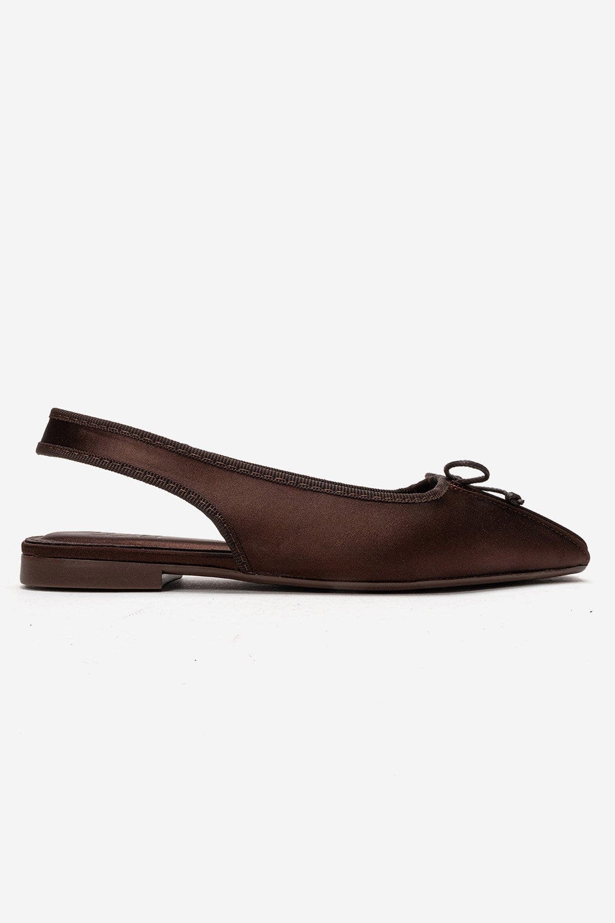 Zelvia Bow Slingback Ballet Flat, Alternate, color, Brown