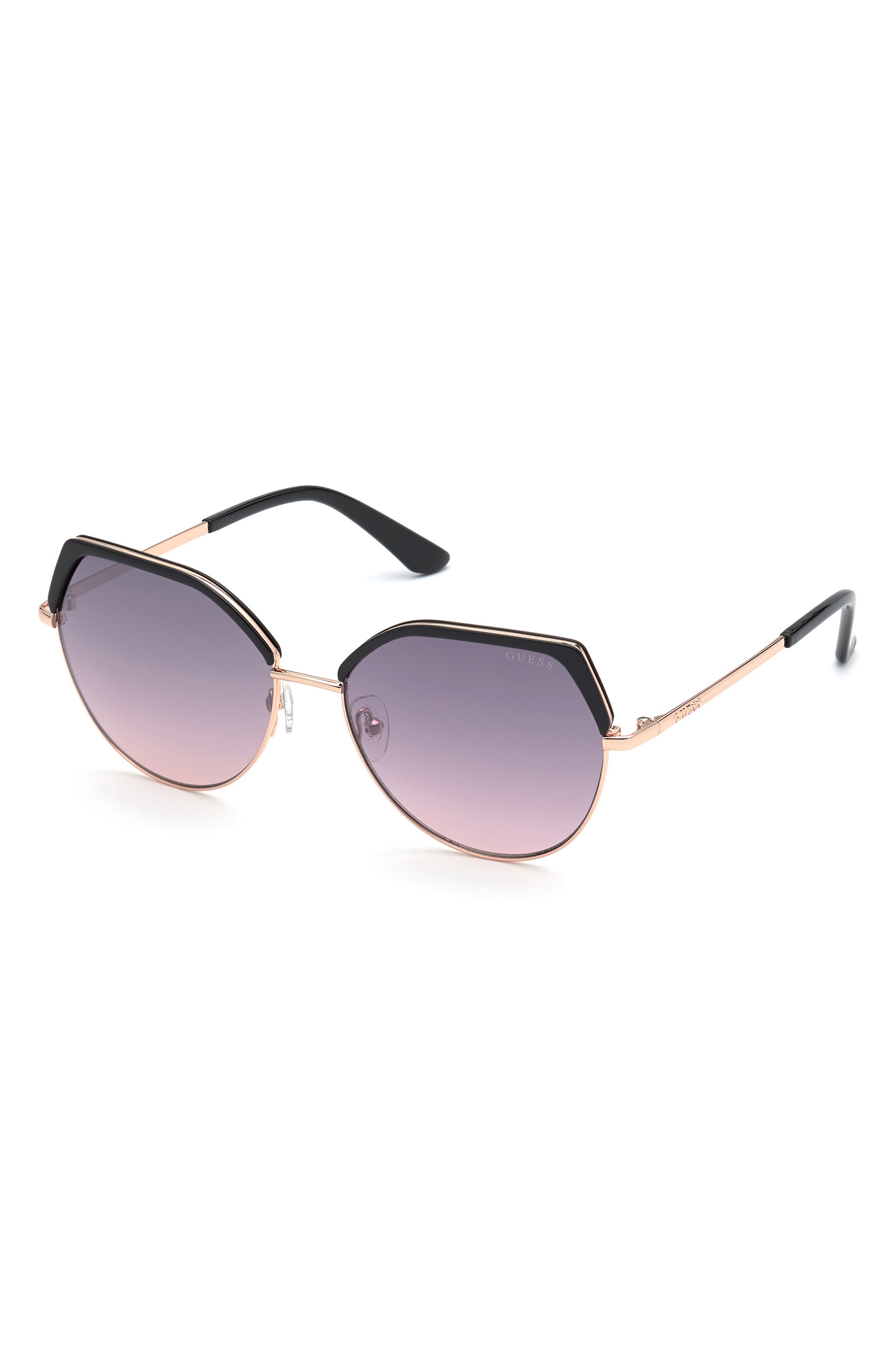 GUESS 58mm Geometric Sunglasses
