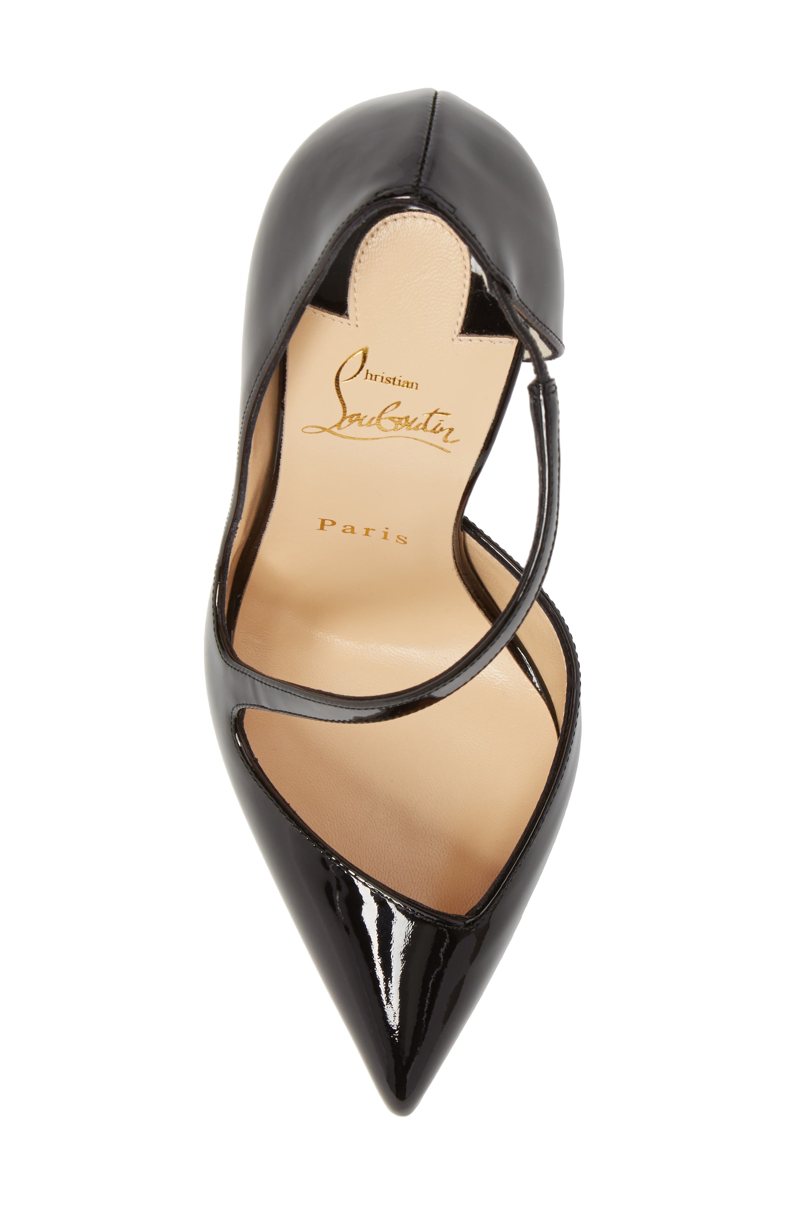 Christian Louboutin Strappy Half d'Orsay Pump, Alternate, color, 