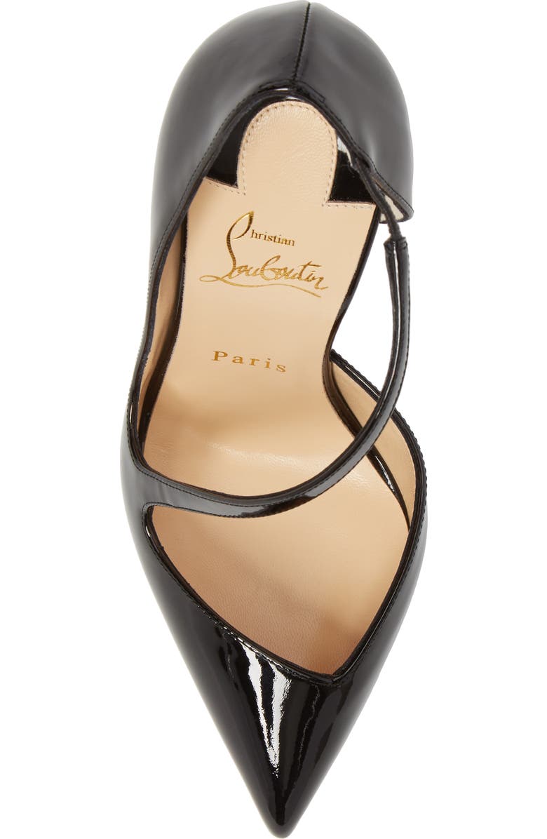 Christian Louboutin Strappy Half d'Orsay Pump, Alternate, color,