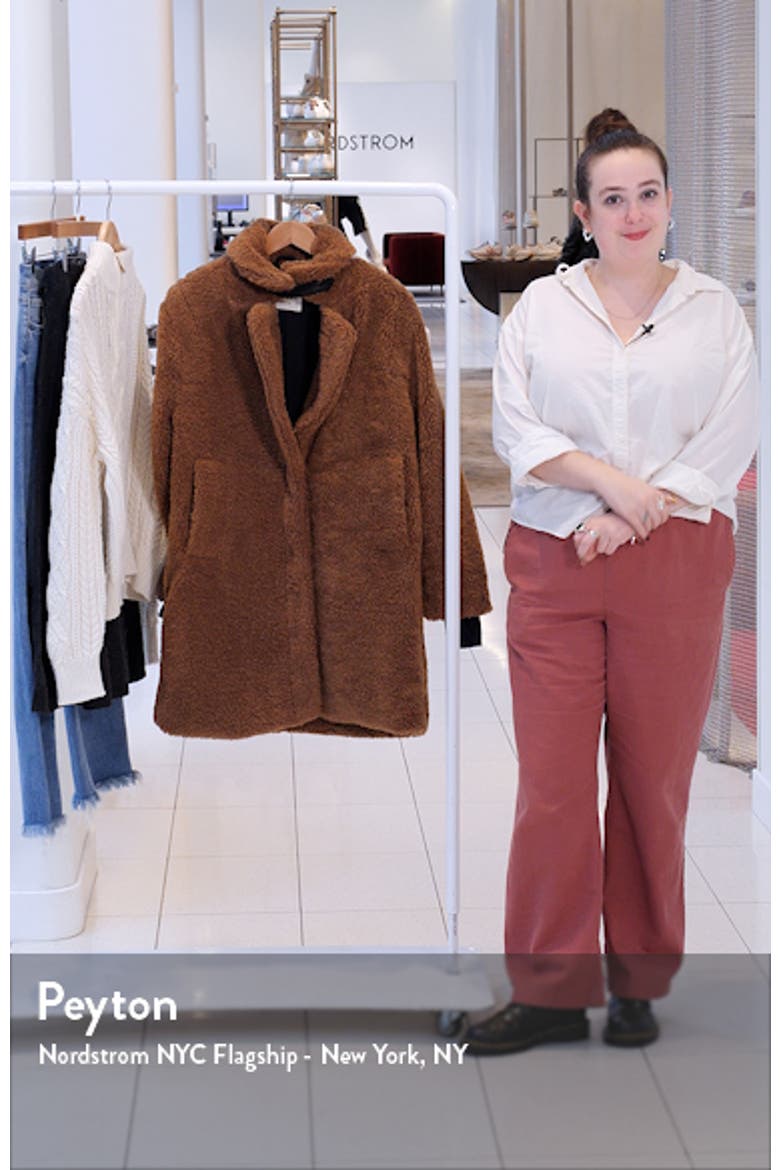 Faux Shearling Coat video