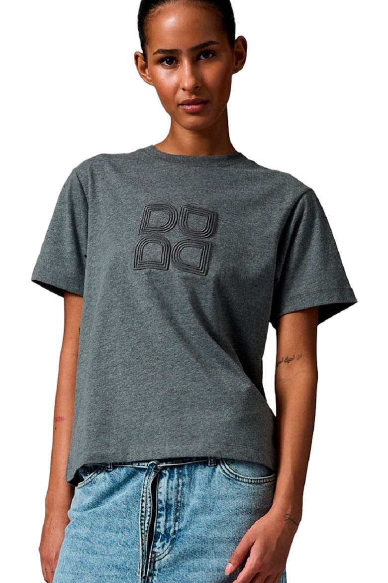 Parry Embroidered Logo T-Shirt, Main, color, Medium Grey Melange