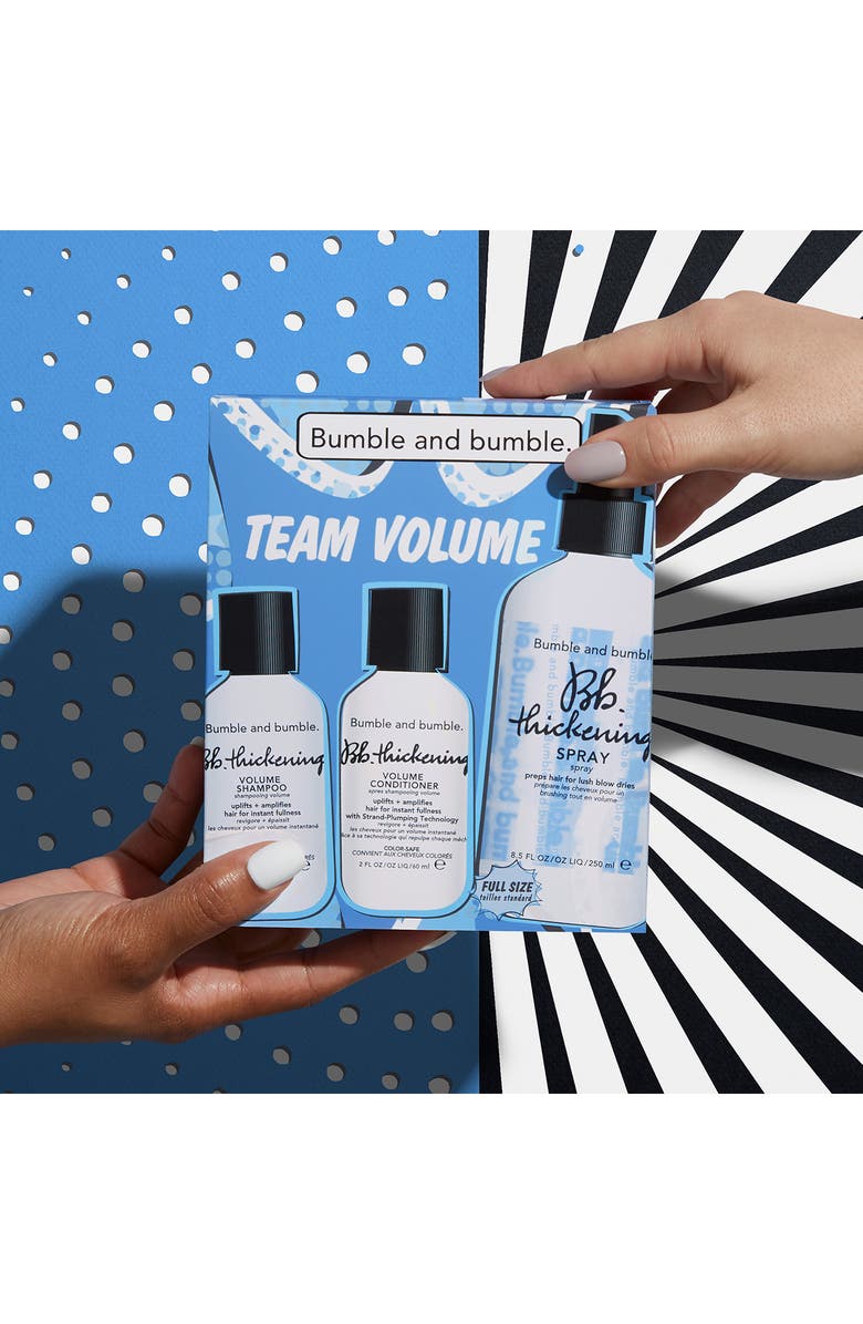 Bumble and bumble. Thickening Team Volume Hair Care Holiday Gift Set $67 Value, Alternate, color, 