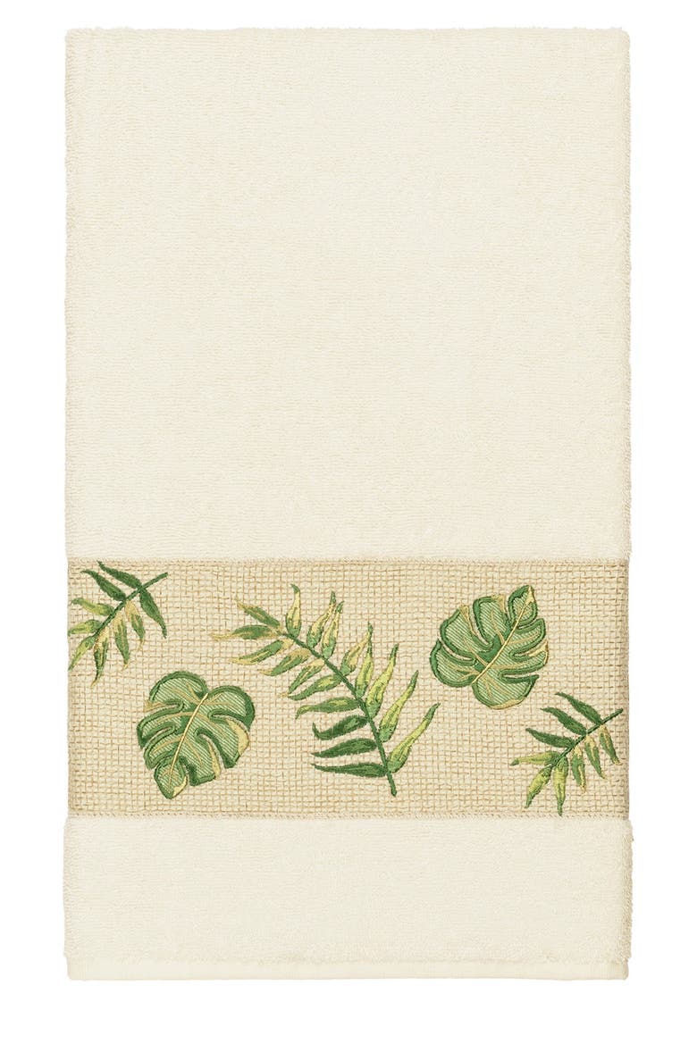 Zoe 3-Piece Embellished Towel - Cream, Alternate, color, CREAM