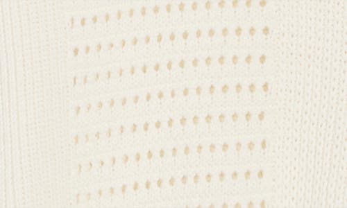 Obey Garrett Textureblock Cotton V-neck Sweater Vest In White