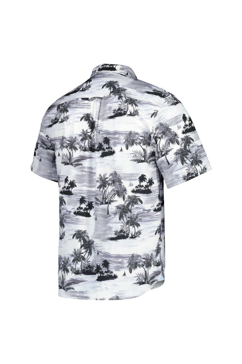 Men's Tommy Bahama Black Washington Commanders Sport Tropical Horizons Button-Up Shirt, Alternate, color, Black