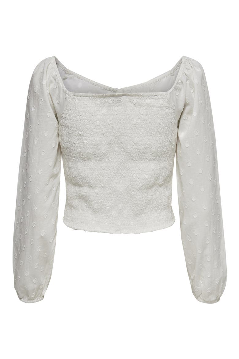Esther Crop Top, Alternate, color, CLOUD DANCER