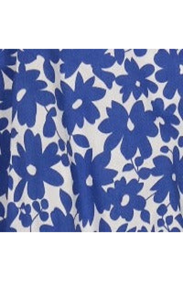 Busy Bees India Shoulder Tie Sundress, Alternate, color, Blue Poppy