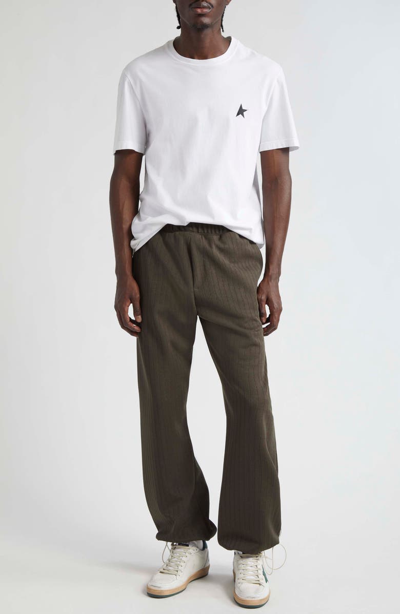 Golden Goose Small Star Cotton Logo Tee, Alternate, color, White