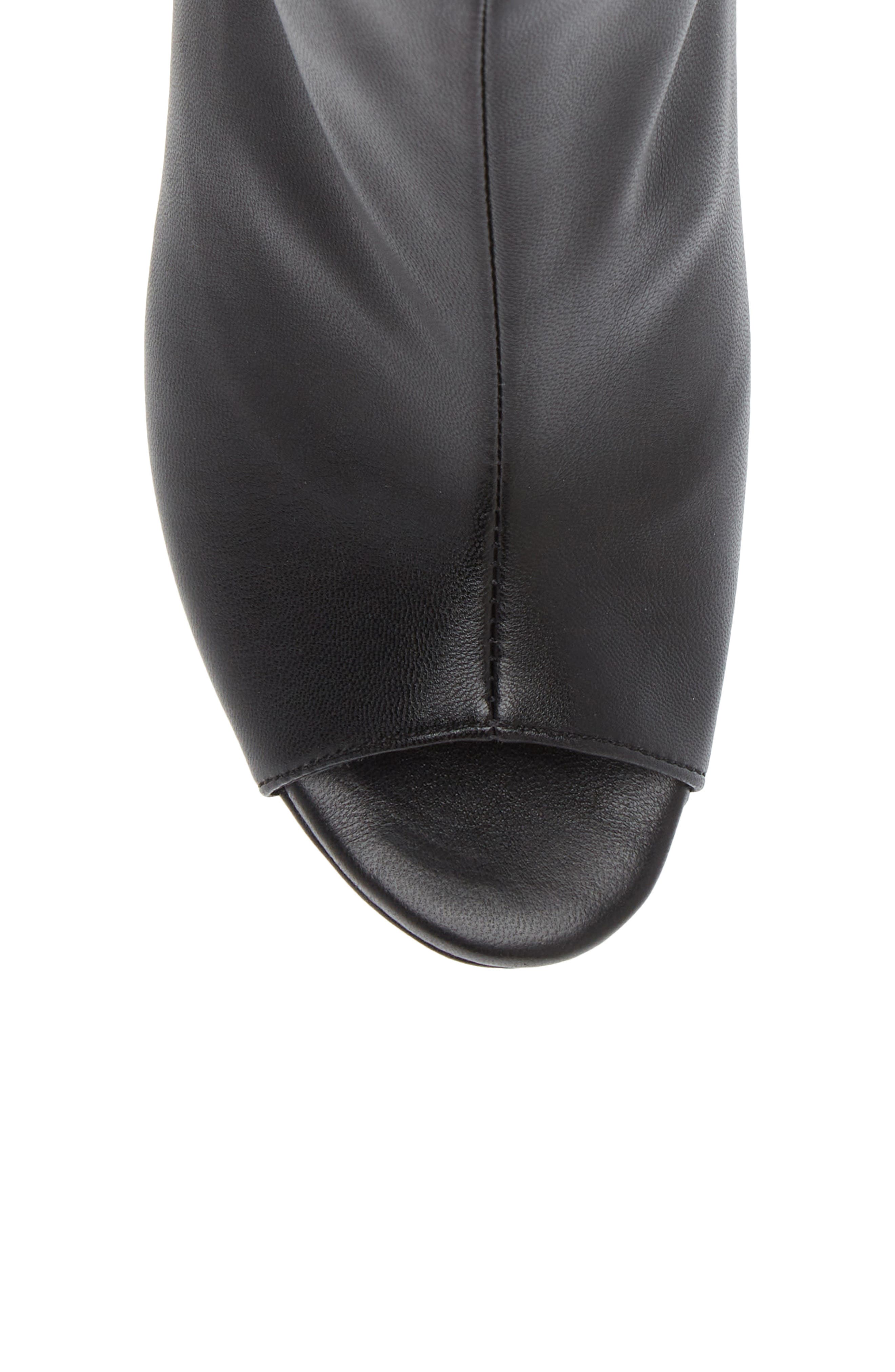 Cordani Tyra Peep Toe Platform Bootie, Alternate, color, Nappa Nero
