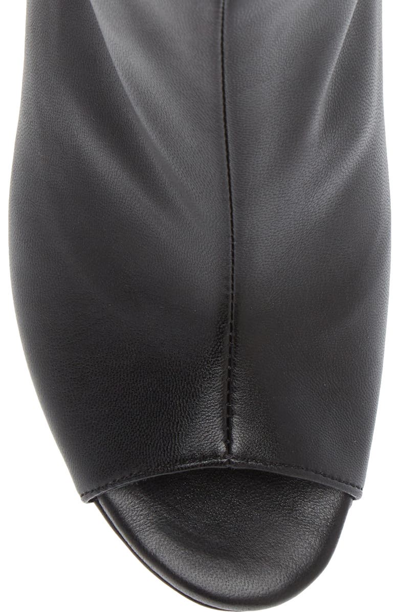 Cordani Tyra Peep Toe Platform Bootie, Alternate, color, Nappa Nero