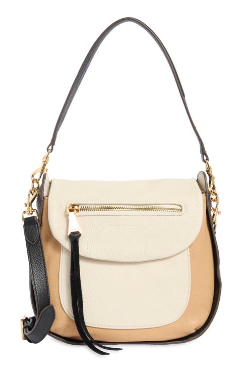 Vera Leather Convertible Shoulder Bag