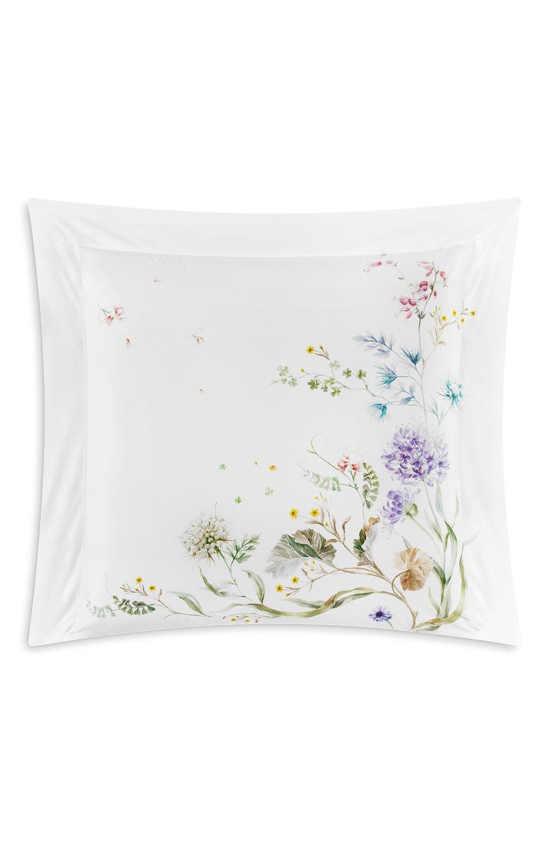 Togas Fleur pillowcase, Alternate, color, White