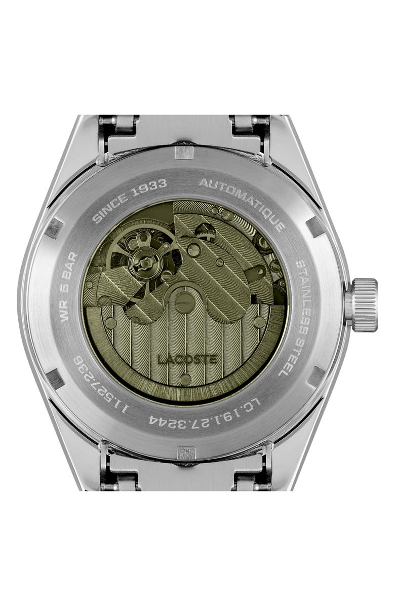 Lacoste Boston Automatique Bracelet Watch, 40mm, Alternate, color,