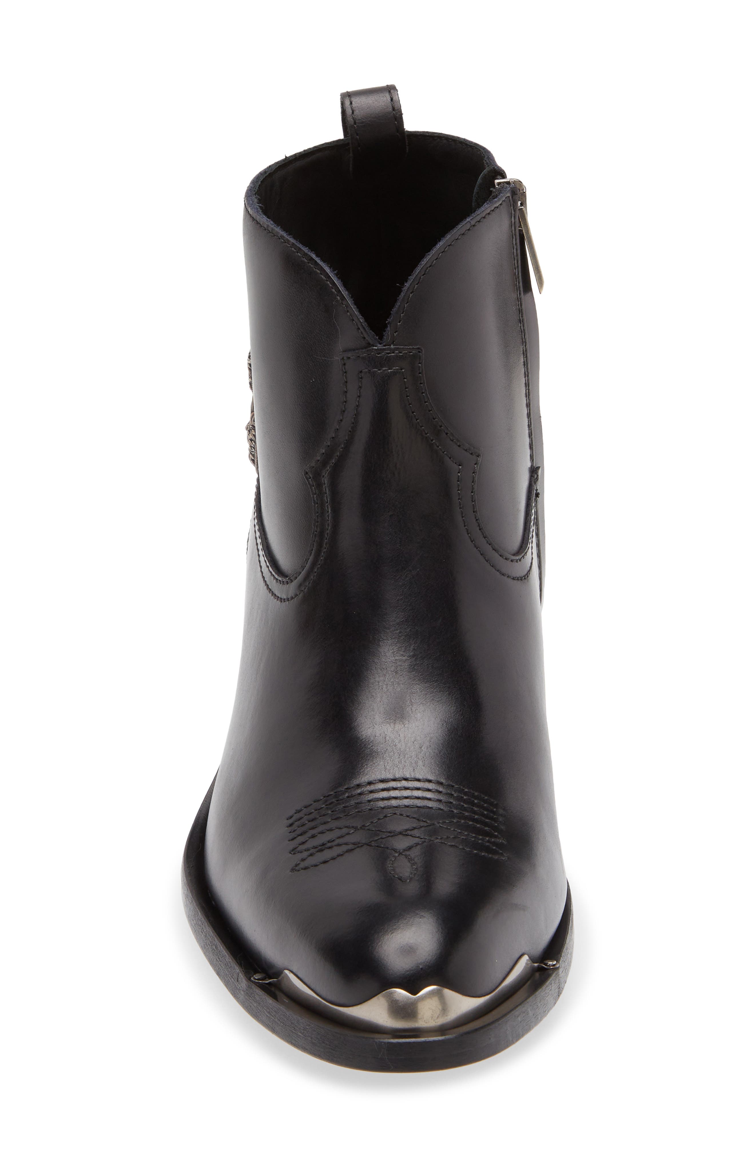 Golden Goose Patty Western Bootie, Alternate, color, Black