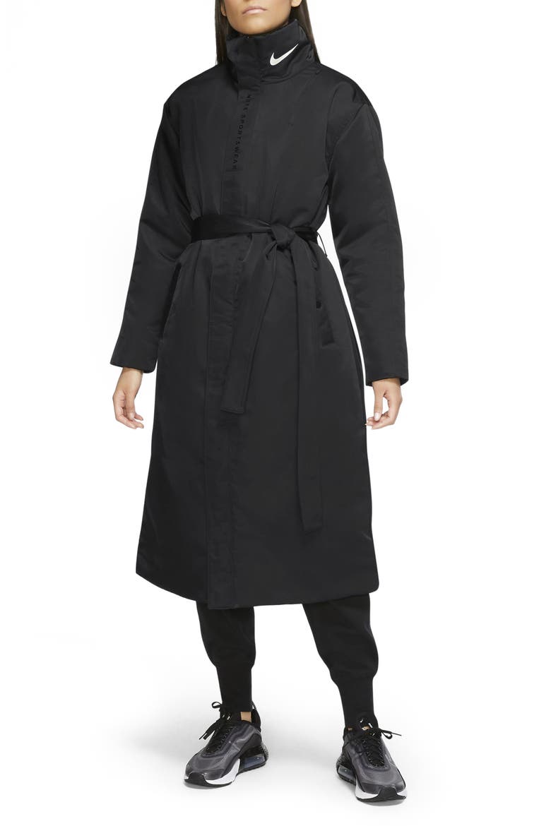 Synthetic Fill Parka, Main, color, BLACK/ BLACK/ WHITE