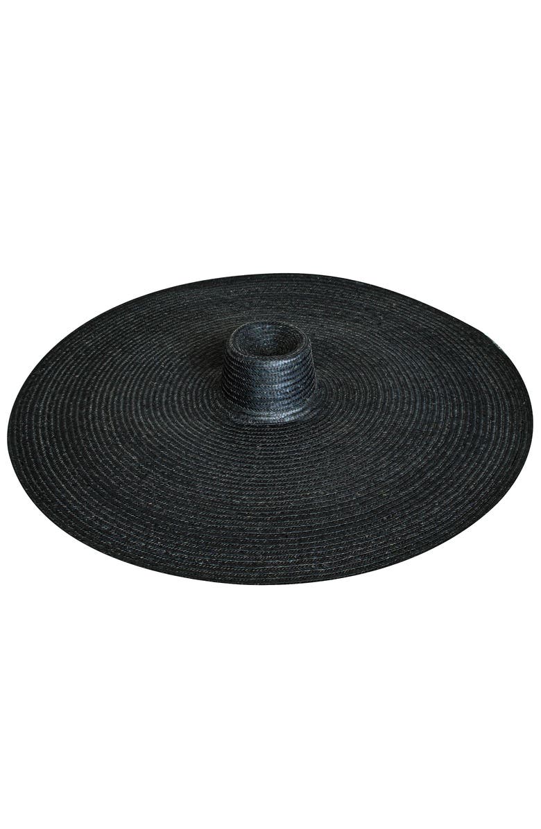 BRUNNA.CO The Solana Oversized Straw Hat, Main, color, Black