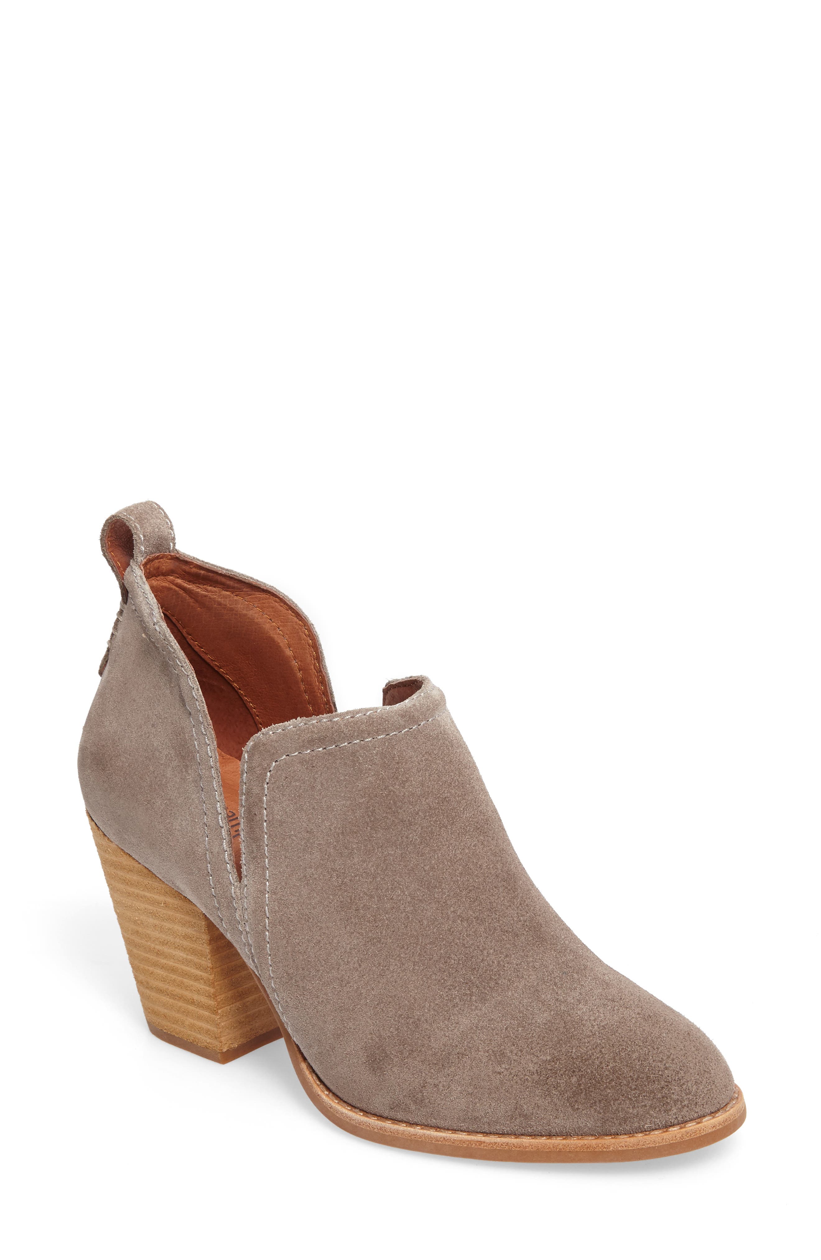 Rosalee Bootie, Main, color, BROWN LEATHER