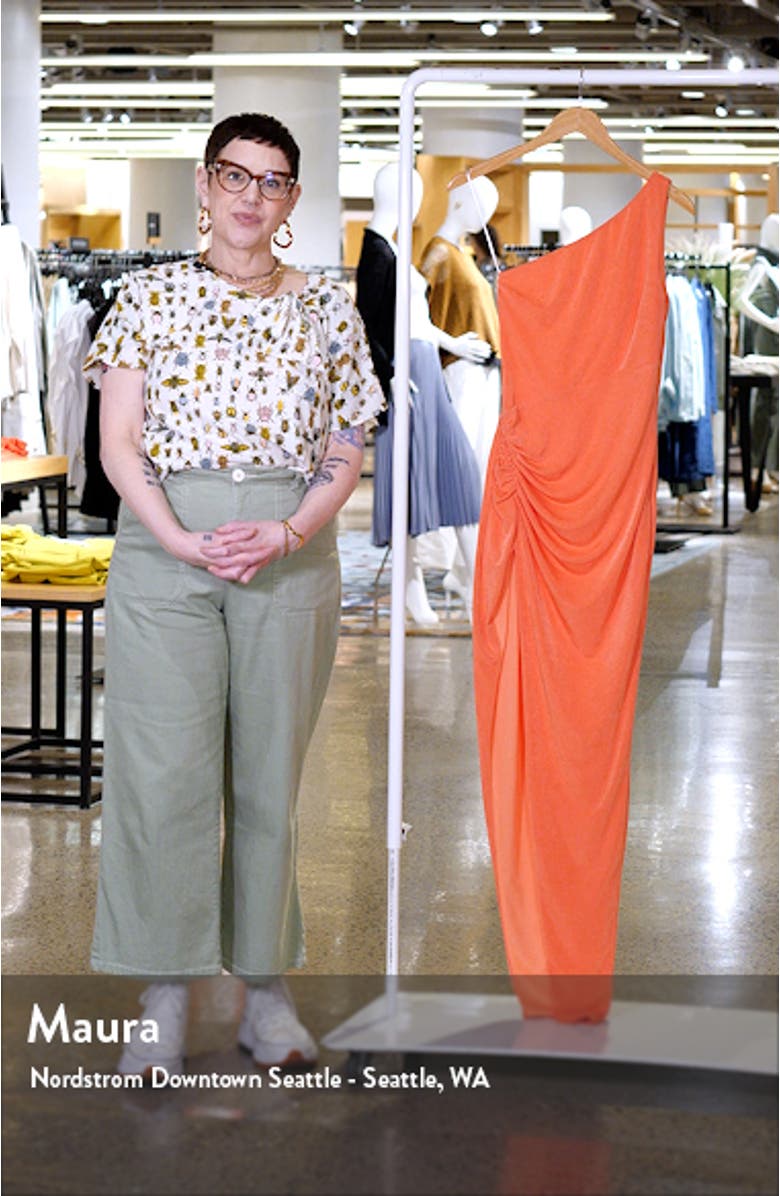 Desiree One-Shoulder Asymmetric Dress, sales video thumbnail