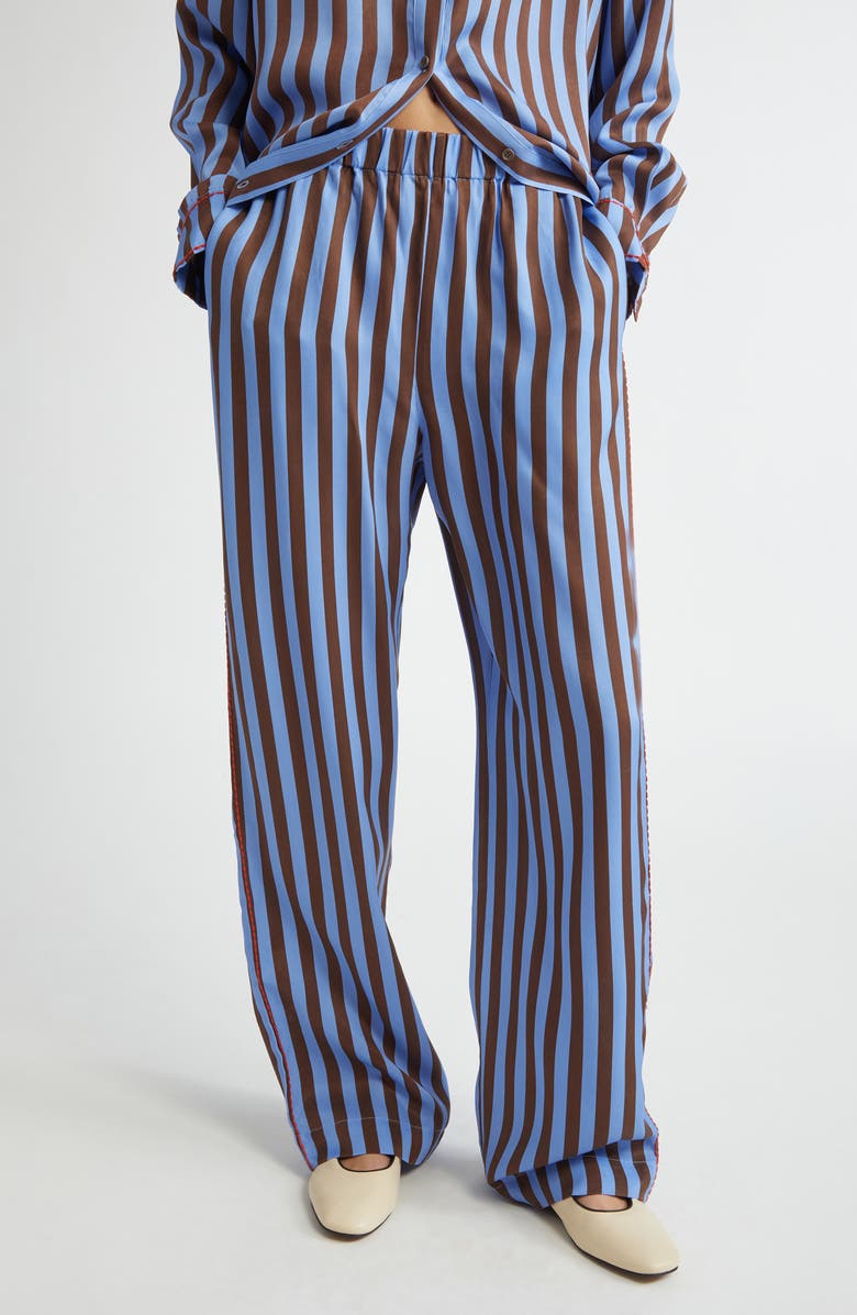 Stine Goya Stripe Elastic Waist Pants, Main, color, 