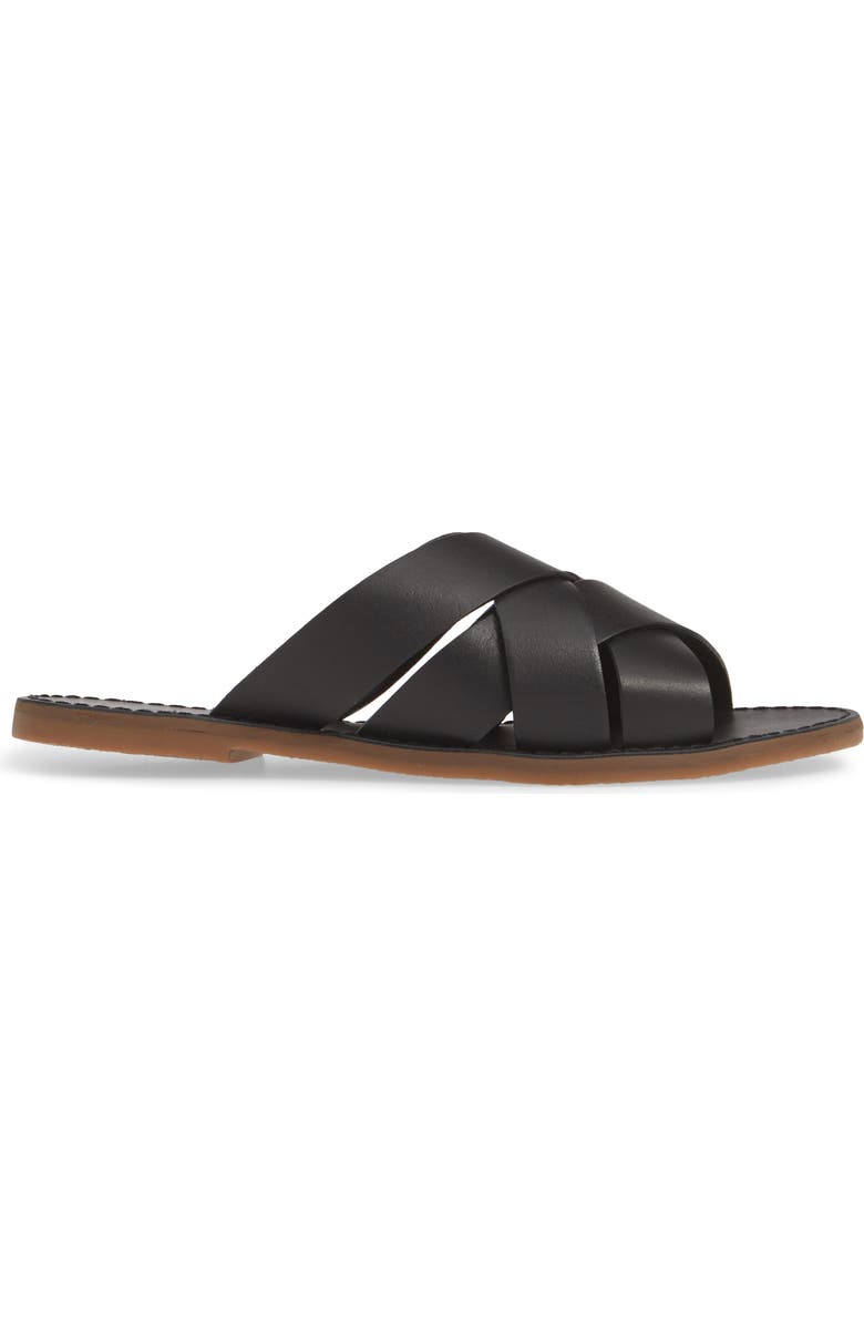 Madewell The Boardwalk Woven Slide Sandal, Alternate, color,