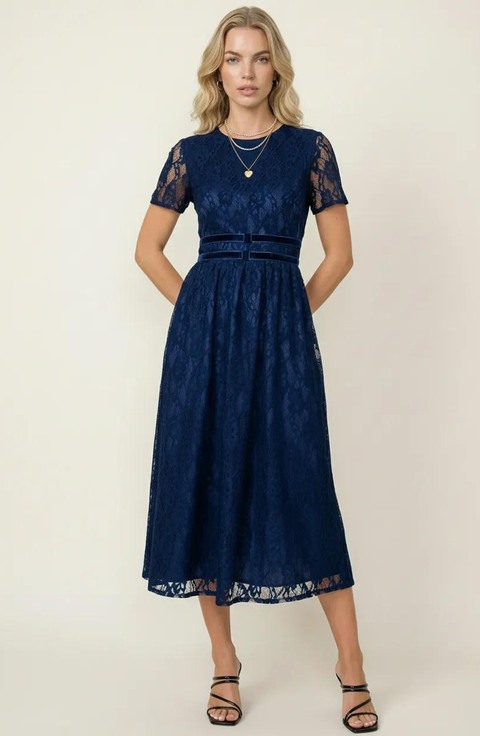 midi holiday dress What A Surprise Green Plaid Dress, X-Large - The Mint Julep Boutique The fitted bodice flows into a graceful Clara Holiday Midi Dress S