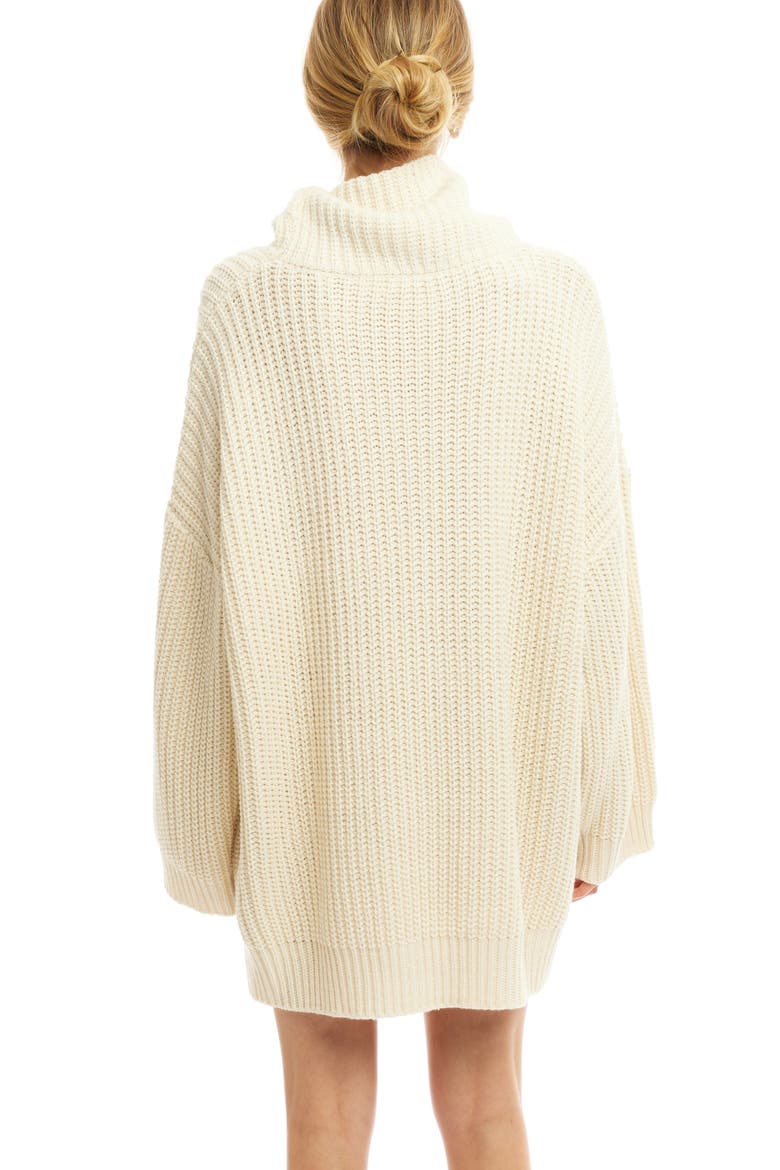 Laney Sweater Dress, Alternate, color, Creme