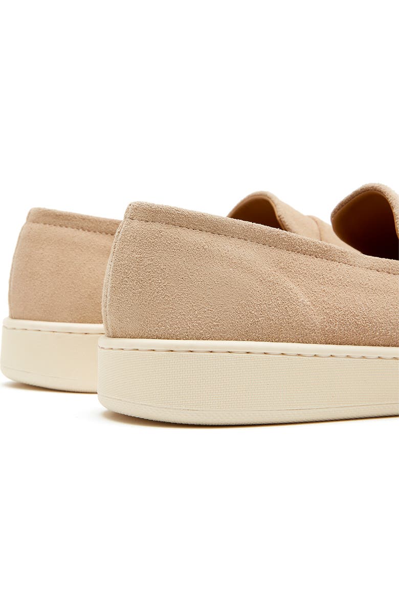 La Canadienne Tomas City Dry<sup>™</sup> Waterproof Loafer, Alternate, color, Champagne Suede