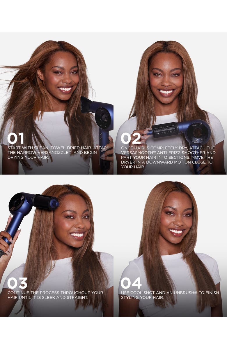 Luxury Brands LLC The Versasphere Pro Air 6-in-1 Multi-Styler, Alternate, color, Blue