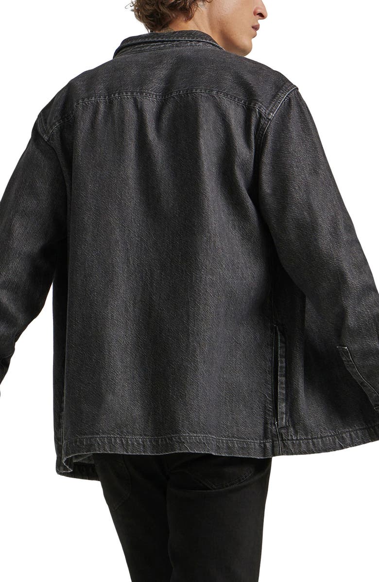 Lee Denim Overshirt, Alternate, color, Grey Black