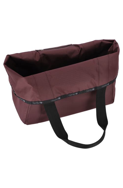 Lesportsac Large Reversible Pocket Tote Bag In Burgundy