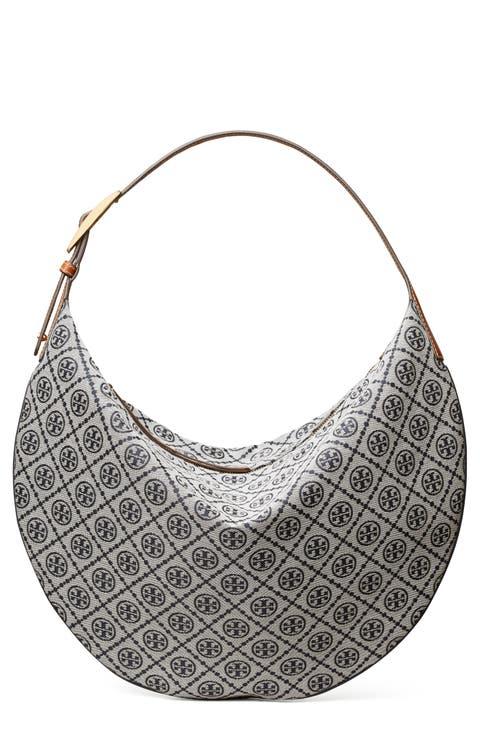 T Monogram Jacquard Balloon Bag