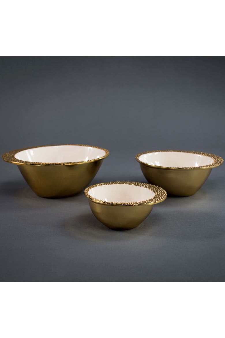 Cosmos Soup Bowls, Alternate, color, Oyster