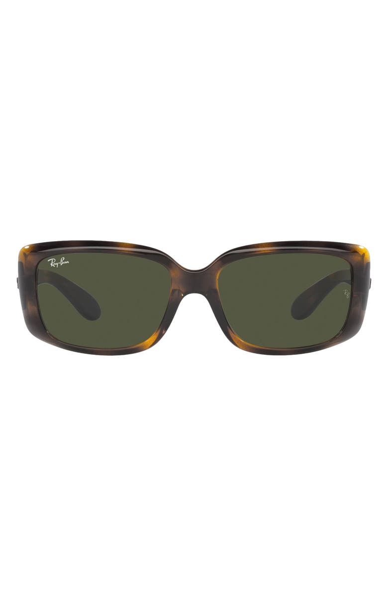 Ray-Ban 58mm Rectangular Sunglasses, Main, color, Havana
